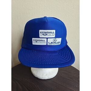 Vintage Kendall Honda Kendall Honda Hat Cap Snapback Blue Rope Nylon 90'S